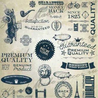 Бумага для скрапбукинга ЗКХ 5л. Винтаж 124829