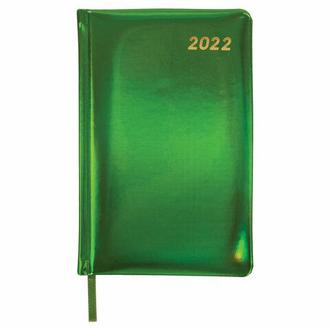 Ежедневник Brauberg А5 2022 зеленый 112750