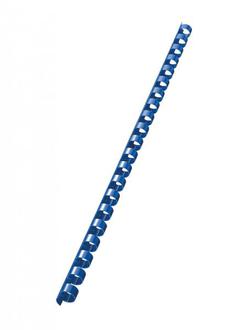 Пружина для переплета пластиковая  8мм синяя "Binding"