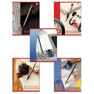 Тетрадь  96л. Хатбер А5 скрепка Бизнес