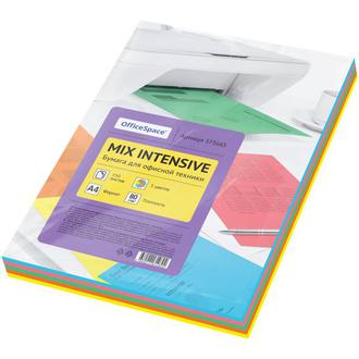 Бумага OfficeSpace А4 250л. 80г/м2 mix intensive 373665