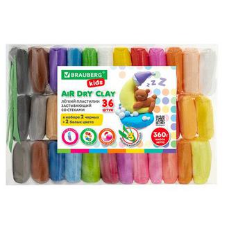 Пластилин 36цв. 106309 360гр. воздушный