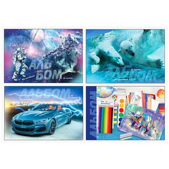 Альбом для рисования 20л. BG Mix. Мальчики Ар4кл20 9533 120г/м2