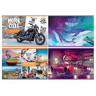 Альбом для рисования 32л. BG 8754 Mix-Мальчики