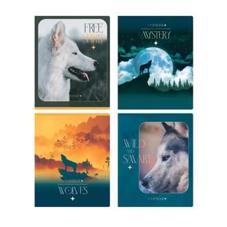 Тетрадь  96л. BG А5 скрепка Wild 11958