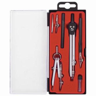 Набор черт. 7пр. 210346 циркуль 135мм