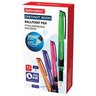 Ручка шар. "Brauberg" масл. основа 144152 0,5мм синяя