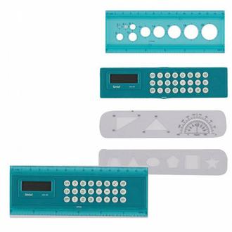 Калькулятор "Uniel" UK-52 с линейкой