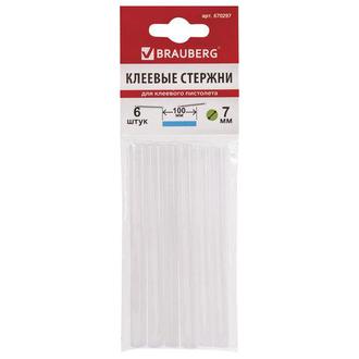 Клеевые стержни для пистолета 670297 6шт./уп. 7мм длина 100мм цвет белый