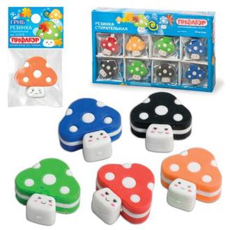 Ластик "Пифагор" 222478 Гриб