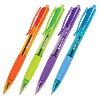 Ручка шар. "Brauberg" автом. 142700 синий