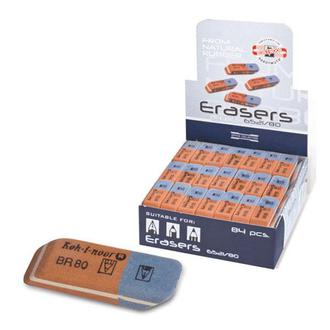 Ластик K-I-N 6521/80 красн. с синим (для чернил) 42х14х8