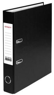 Папка 50мм "Staff" ПВХ черная