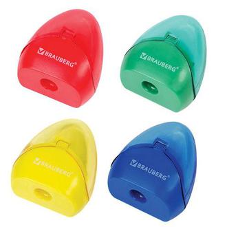 Точилка Brauberg пластм. с контейнером 226937