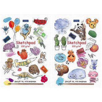 Альбом для эскизов А5 40л. скетчбук 100г/м2 40Б5