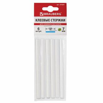 Клеевые стержни для пистолета 670291 6шт./уп. 7мм длина 100мм цвет прозрачный
