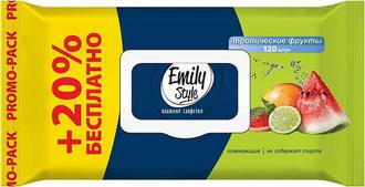 Салфетки влажные Эмили 100шт. Ассорти