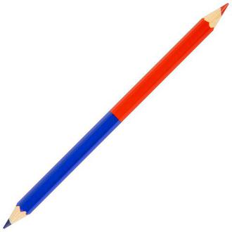 Карандаш двухцветный синий-красный K-I-N 3423 грифель 3,8мм