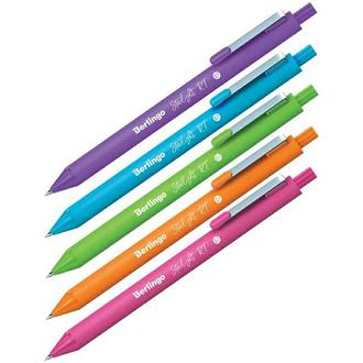 Ручка шар. "Berlingo" автом. Starlight  0,7мм CBm 07251 синяя