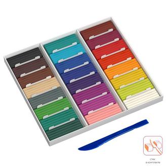 Пластилин 24цв. Гамма 170820201 Юный художник 336гр. со стеком