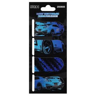 Закладка для книг магнитная набор 4 шт. 210436/437 55х25мм