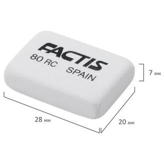 Ластик "FACTIS"/80 80RC натур. каучук 28*20*7