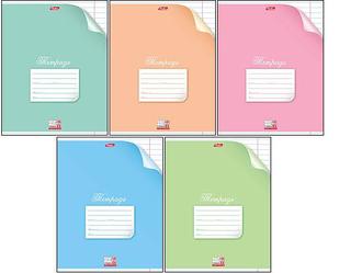 Тетрадь  12л. линия "Хатбер" 12Т5В2 С уголком