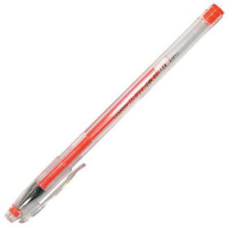 Ручка гелевая "Crown" 0,7мм HJR-500Н оранжевый